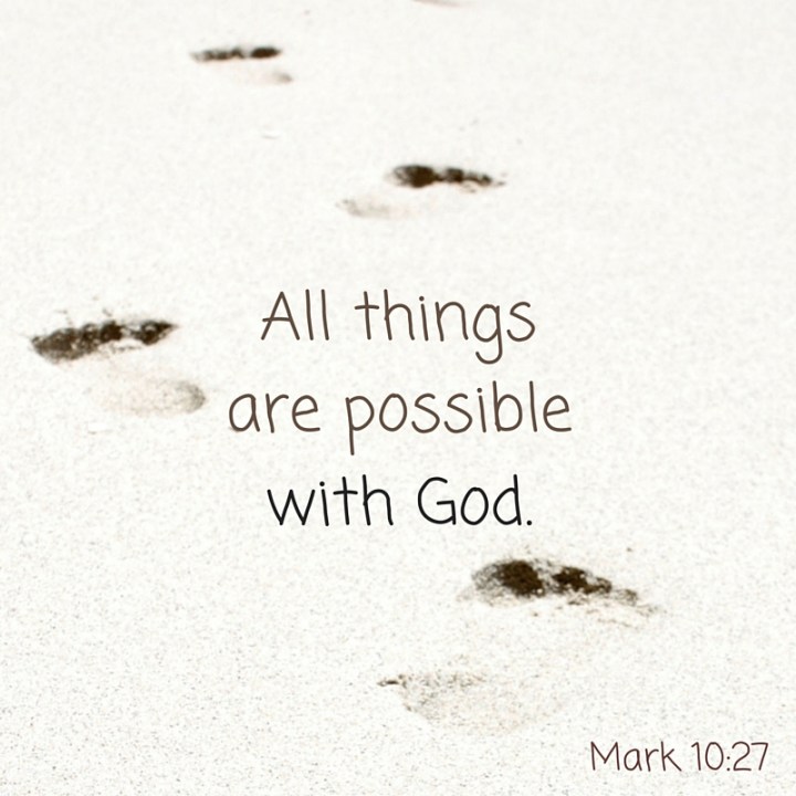 all things are possible with God