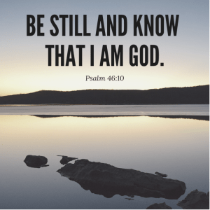 0101 Be Still quote filtered